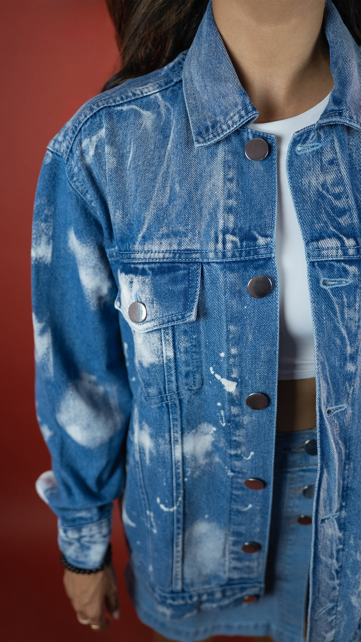 BLUE DENIM WOMEN'S JACKET