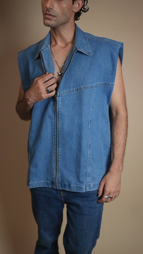 PADDED DENIM MEN'S JACKET