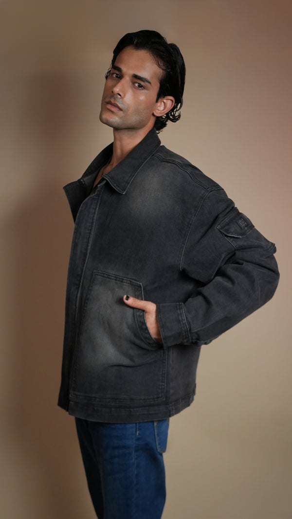 BLACK OG DENIM MEN'S JACKET